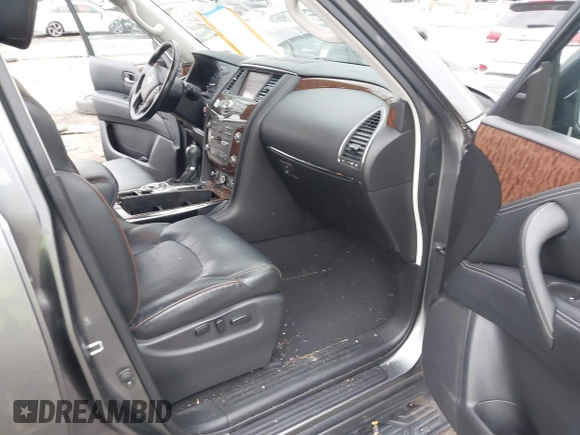 2018 Nissan Armada Platinum with VIN JN8AY2NF2J9333369, listed as a IAAI auction lot 41491584 with 124,048 mi miles. Bid and sale history available at carsss.com. Image 5.