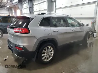 2016 Jeep Cherokee Limited with VIN 1C4PJMDB2GW213358, listed as a Copart auction lot 46041085 with 97,239 mi miles and Salvage Title. Bid and sale history available at DreamBid. Image 3.