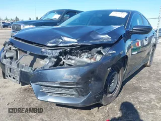 2017 Honda Civic Sedan LX with VIN 2HGFC2F57HH568416, listed as a IAAI auction lot 41812251 with 160,936 mi miles. Bid and sale history available at carsss.com. Image 6.