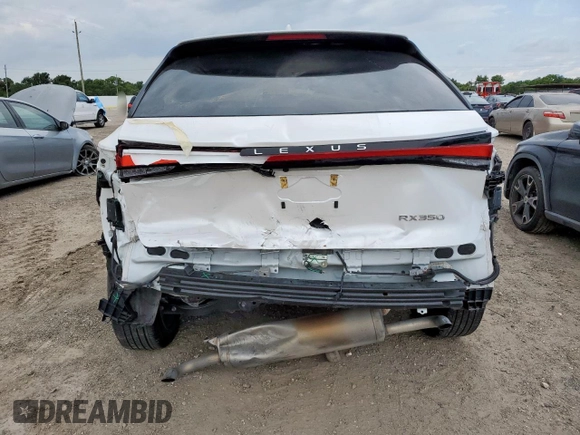 2023 Lexus RX 350 z VIN 2T2BAMBA4PC008617, wystawiony jako Copart lot #58794245 z przebiegiem 44 600 mil mil oraz Szkoda całkowita • Salvage title. Historia ofert i sprzedaży dostępna na DreamBid. Obrazek 6.