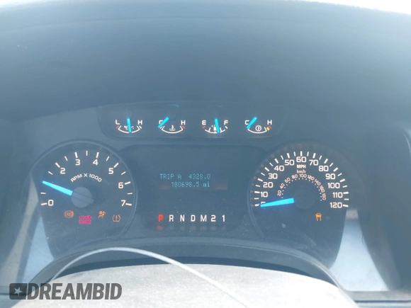 2014 Ford F-150 XL with VIN 1FTFX1CF4EKE57532, listed as a IAAI auction lot 41889726 with 180,698 mi miles. Bid and sale history available at carsss.com. Image 7.