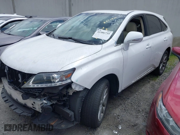 2015 Lexus RX 450h with VIN 2T2ZB1BAXFC004998, listed as a IAAI auction lot 41986735 with Not Provided miles and . Bid and sale history available at DreamBid. Image 22.