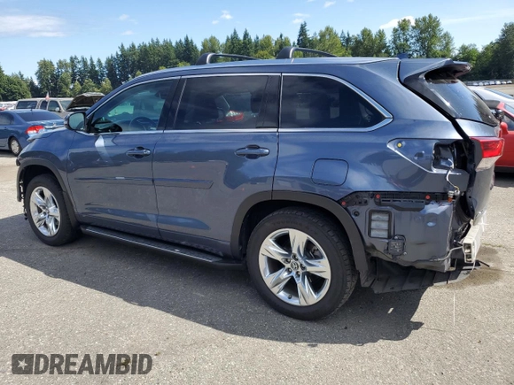 2018 Toyota Highlander Limited с VIN 5TDDZRFH2JS808454, выставлен на аукционе Copart как лот 64466025 с пробегом 77 291 миль миль и Списание • Salvage title. История ставок и продаж доступна на DreamBid. Изображение 2.