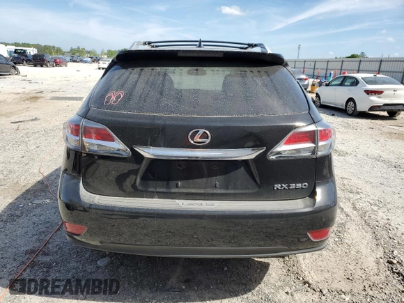 2015 Lexus RX 350 with VIN 2T2ZK1BA2FC184428, listed as a Copart auction lot 51982235 with 51,274 mi miles and Salvage Title. Bid and sale history available at carsss.com. Image 6.