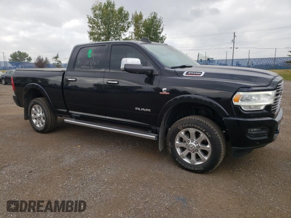 2019 Ram 3500 Laramie with VIN 3C63R3EL2KG569185, listed as a Copart auction lot 67362384 with 160,580 mi miles and Salvage Title. Bid and sale history available at carsss.com. Image 4.