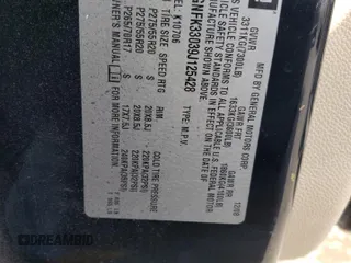 2009 Chevrolet Tahoe LTZ with VIN 1GNFK33039J125428, listed as a Copart auction lot 57962875 with 245,554 mi miles and Salvage title. Bid and sale history available at DreamBid. Image 13.