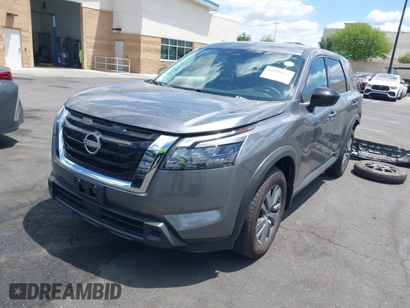 2024 Nissan Pathfinder S with VIN 5N1DR3AA3RC296378, listed as a IAAI auction lot 42249673 with 10,309 mi miles and . Bid and sale history available at DreamBid. Image 2.