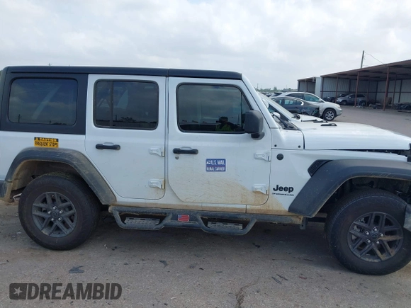2024 Jeep Wrangler Sport с VIN 1C4PJXKN0RW363289, выставлен на аукционе IAAI как лот 41944260 с пробегом 1 138 миль миль и . История ставок и продаж доступна на DreamBid. Изображение 13.