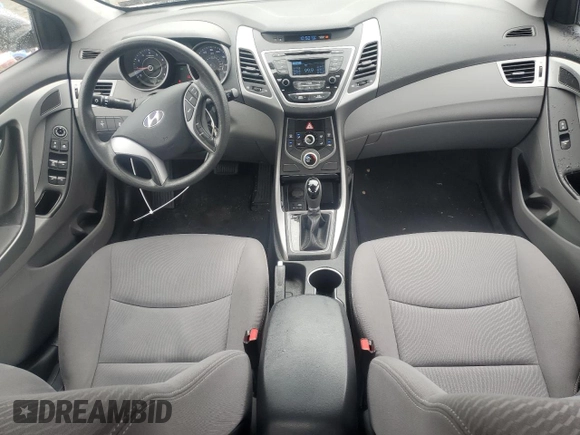 2016 Hyundai Elantra SE with VIN KMHDH4AE1GU645900, listed as a Copart auction lot 56378265 with 40,206 mi miles and Salvage title. Bid and sale history available at DreamBid. Image 8.