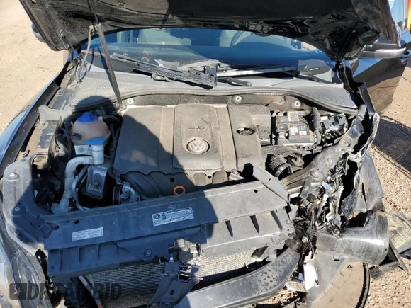 2014 Volkswagen Passat S with VIN 1VWAP7A33EC024216, listed as a Copart auction lot 61839005 with 101,196 mi miles and Salvage title. Bid and sale history available at DreamBid. Image 11.