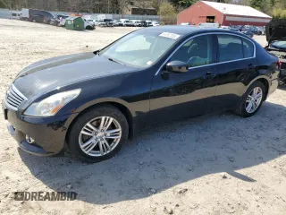 2011 Infiniti G25 Sedan x with VIN JN1DV6ARXBM654084, listed as a Copart auction lot 54392355 with 0 mi miles and Clean Title. Bid and sale history available at carsss.com. Image 1.
