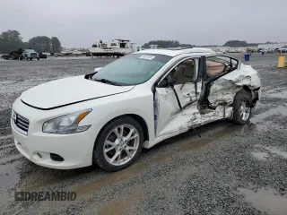 2014 Nissan Maxima 3.5 SV with VIN 1N4AA5AP9EC487771, listed as a Copart auction lot 45037645 with 119,883 mi miles and Salvage Title. Bid and sale history available at carsss.com. Image 1.