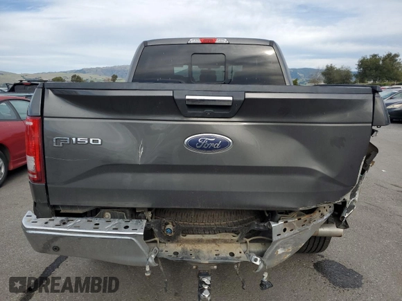 2016 Ford F-150 XLT with VIN 1FTEW1EG6GKF85326, listed as a Copart auction lot 46695255 with 144,441 mi miles and Salvage Title. Bid and sale history available at carsss.com. Image 6.
