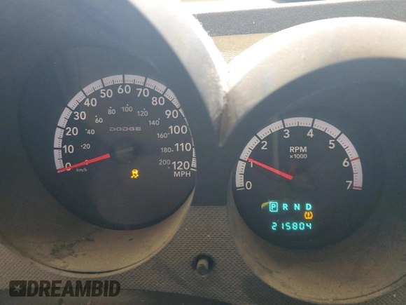 2011 Dodge Nitro Heat with VIN 1D4PU4GK8BW522783, listed as a Copart auction lot 54946545 with 215,804 mi miles and Salvage Title. Bid and sale history available at DreamBid. Image 9.