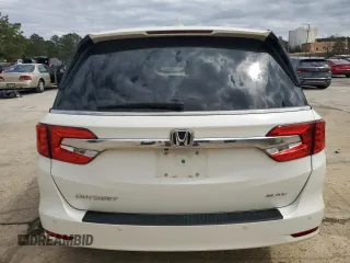 2019 Honda Odyssey Elite with VIN 5FNRL6H99KB013578, listed as a Copart auction lot 49246685 with 54,025 mi miles and Salvage title. Bid and sale history available at DreamBid. Image 6.