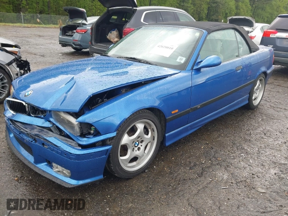 1998 BMW 3 Series M3 with VIN WBSBK0336WEC38029, listed as a IAAI auction lot 42020010 with 145,340 mi miles. Bid and sale history available at carsss.com. Image 17.