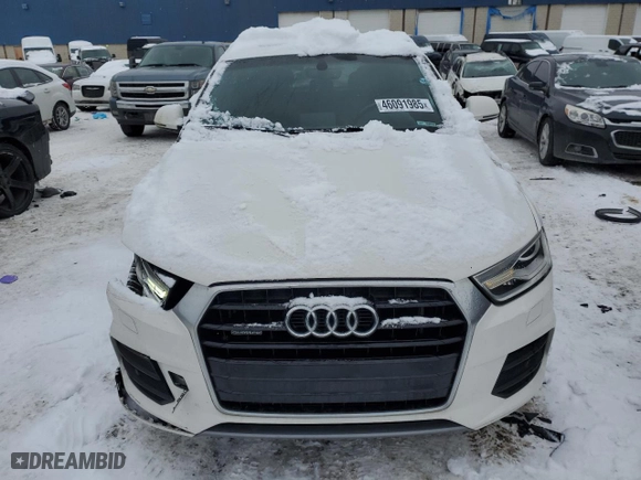 2016 Audi Q3 Premium Plus with VIN WA1EFCFS8GR001816, listed as a Copart auction lot 46091985 with 75,796 mi miles and Clean Title. Bid and sale history available at carsss.com. Image 5.