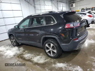 2019 Jeep Cherokee Limited with VIN 1C4PJMDX0KD395092, listed as a Copart auction lot 84026464 with 85,675 mi miles and Salvage title. Bid and sale history available at DreamBid. Image 2.