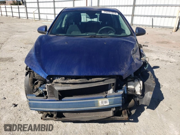 2012 Chevrolet Sonic LT with VIN 1G1JC6SBXC4216103, listed as a Copart auction lot 75721374 with 69,048 mi miles and Salvage Title. Bid and sale history available at carsss.com. Image 5.