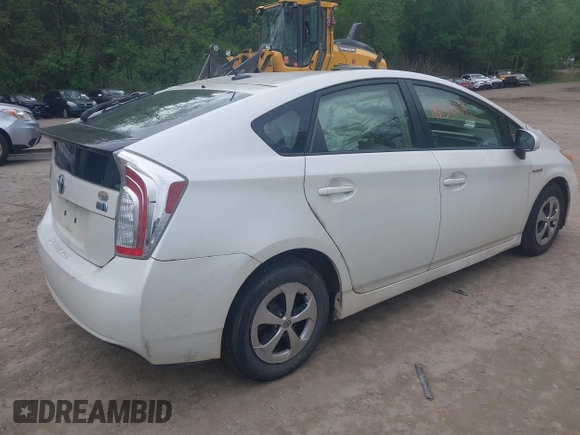 2014 Toyota Prius Four with VIN JTDKN3DU5E1749631, listed as a IAAI auction lot 42316074 with 136,535 mi miles and . Bid and sale history available at DreamBid. Image 4.
