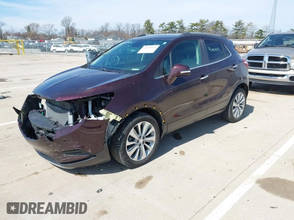 2018 Buick Encore Preferred with VIN KL4CJASB7JB572715, listed as a IAAI auction lot 41851839 with 97,797 mi miles and . Bid and sale history available at DreamBid. Image 21.
