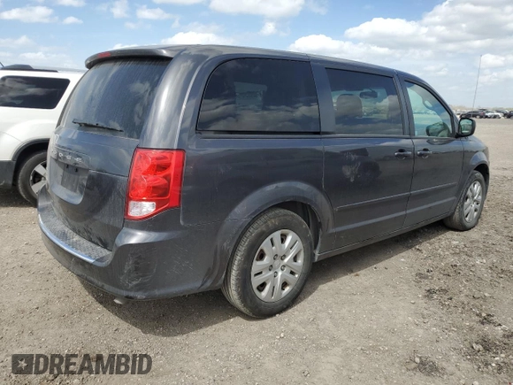 2017 Dodge Grand Caravan SE Plus with VIN 2C4RDGBG2HR728547, listed as a Copart auction lot 49458325 with 95,189 mi miles and Salvage Title. Bid and sale history available at DreamBid. Image 3.