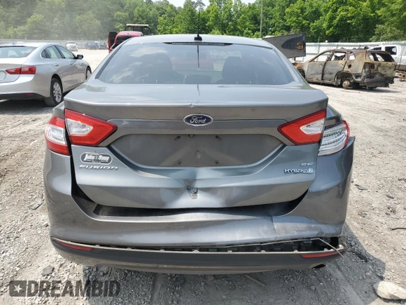 2014 Ford Fusion SE Hybrid with VIN 3FA6P0LU9ER289817, listed as a Copart auction lot 60909615 with 168,884 mi miles and Salvage title. Bid and sale history available at DreamBid. Image 6.