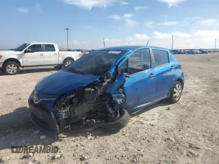 2016 Toyota Yaris L with VIN VNKKTUD38GA064228, listed as a Copart auction lot 46297285 with 0 mi miles and Salvage Title. Bid and sale history available at carsss.com. Image 1.