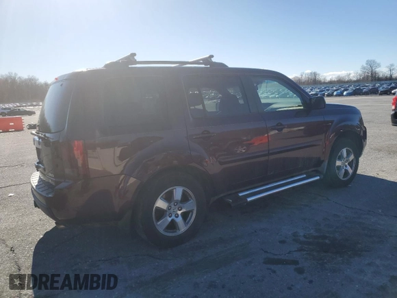 2009 Honda Pilot EX-L with VIN 5FNYF48549B029301, listed as a Copart auction lot 43062735 with 130,983 mi miles and Salvage Title. Bid and sale history available at carsss.com. Image 3.