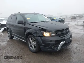 2017 Dodge Journey Crossroad Plus with VIN 3C4PDCGB1HT577436, listed as a IAAI auction lot 41464774 with 140,340 mi miles. Bid and sale history available at carsss.com. Image 1.
