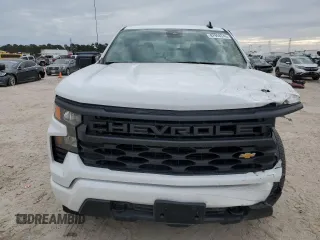 2024 Chevrolet Silverado 1500 Custom with VIN 3GCPABEK4RG267443, listed as a Copart auction lot 87958345 with Not Provided miles and Salvage Title. Bid and sale history available at DreamBid. Image 5.