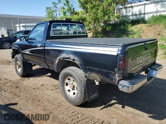1994 Toyota Pickup DX z VIN JT4RN01P8R7065882, wystawiony jako Copart lot #56998705 z przebiegiem 86 406 mil mil oraz Czysty tytuł • Clean title. Historia ofert i sprzedaży dostępna na DreamBid. Obrazek 2.