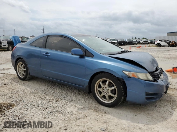 2010 Honda Civic Cpe LX with VIN 2HGFG1B64AH516132, listed as a Copart auction lot 54986145 with 110,094 mi miles and Clean Title. Bid and sale history available at carsss.com. Image 4.