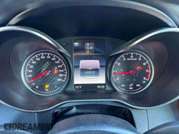 2017 Mercedes-Benz C 43 AMG with VIN WDDWK6EB8HF541457, listed as a Copart auction lot 73664584 with 133,312 mi miles and Clean title. Bid and sale history available at DreamBid. Image 7.