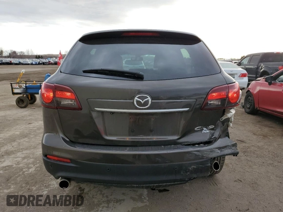 2015 Mazda CX-9 Grand Touring with VIN JM3TB3DA9F0465680, listed as a Copart auction lot 49706585 with 158,595 mi miles and Salvage Title. Bid and sale history available at carsss.com. Image 6.