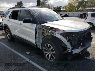 2022 Ford Explorer ST-Line with VIN 1FMSK7KH5NGB08459, listed as a Copart auction lot 44823395 with 48,305 mi miles and Salvage Title. Bid and sale history available at carsss.com. Image 4.