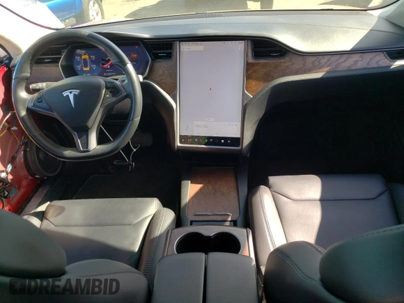 2018 Tesla Model S 75D with VIN 5YJSA1E26JF267619, listed as a Copart auction lot 54504865 with 62,733 mi miles and Salvage Title. Bid and sale history available at DreamBid. Image 8.
