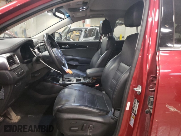 2018 Kia Sorento SX with VIN 5XYPKDA50JG418712, listed as a Copart auction lot 89107215 with 95,488 mi miles and Salvage Title. Bid and sale history available at carsss.com. Image 7.
