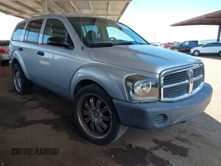 2005 Dodge Durango SXT with VIN 1D4HD38K65F527403, listed as a IAAI auction lot 42409067 with 202,447 mi miles and . Bid and sale history available at DreamBid. Image 1.