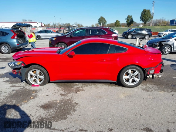 2016 Ford Mustang V6 with VIN 1FA6P8AM7G5201452, listed as a IAAI auction lot 40831733 with 97,592 mi miles and . Bid and sale history available at carsss.com. Image 15.