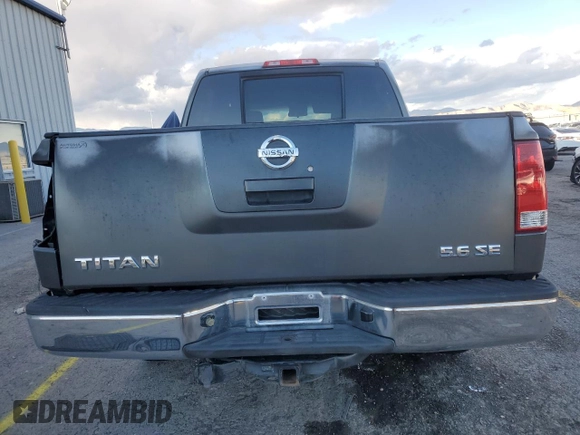 2008 Nissan Titan XE with VIN 1N6AA07D18N308560, listed as a Copart auction lot 45697055 with 173,070 mi miles and Salvage Title. Bid and sale history available at carsss.com. Image 6.