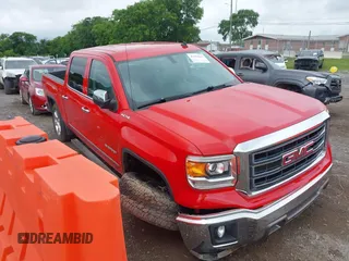2014 GMC Sierra 1500 SLT with VIN 3GTU2VEC5EG401106, listed as a IAAI auction lot 42523835 with 126,613 mi miles and . Bid and sale history available at DreamBid. Image 1.