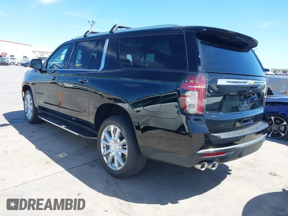 2024 Chevrolet Suburban High Country with VIN 1GNSKGKL7RR150268, listed as a IAAI auction lot 41798479 with 13,339 mi miles and . Bid and sale history available at DreamBid. Image 3.