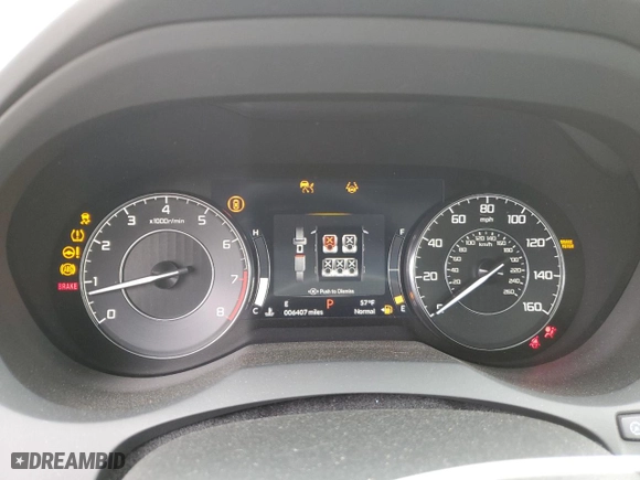 2024 Acura RDX w/Technology Package with VIN 5J8TC2H57RL017925, listed as a Copart auction lot 47653855 with 6,407 mi miles and Salvage Title. Bid and sale history available at carsss.com. Image 9.