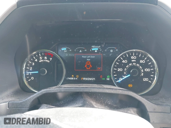 2015 Ford F-150 XL with VIN 1FTEW1CP2FFC67620, listed as a IAAI auction lot 41269500 with 74,009 mi miles. Bid and sale history available at carsss.com. Image 15.
