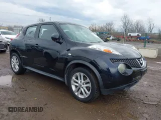 2011 Nissan Juke SL with VIN JN8AF5MVXBT007338, listed as a IAAI auction lot 41909455 with 112,667 mi miles. Bid and sale history available at carsss.com. Image 1.