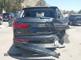 2017 Audi Q7 Premium Plus with VIN WA1LAAF74HD039726, listed as a IAAI auction lot 42266199 with 112,710 mi miles and . Bid and sale history available at DreamBid. Image 16.