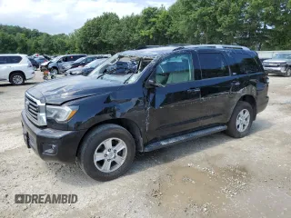 2019 Toyota Sequoia SR5 with VIN 5TDBY5G14KS173520, listed as a Copart auction lot 63435404 with 140,808 mi miles and Salvage Title. Bid and sale history available at carsss.com. Image 1.