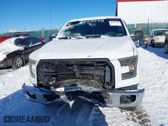 2016 Ford F-150 XL with VIN 1FTEW1CG9GKE76975, listed as a IAAI auction lot 41341159 with 126,256 mi miles and . Bid and sale history available at carsss.com. Image 12.