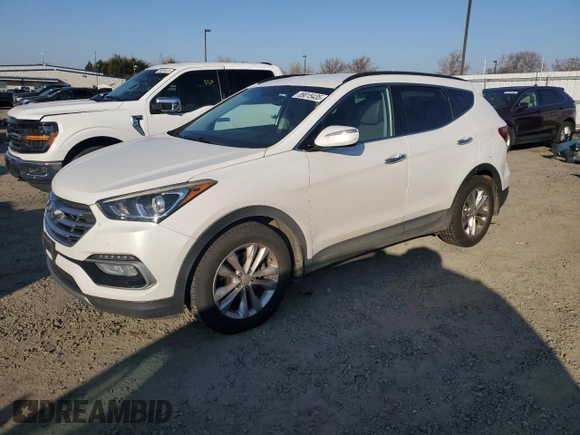 2017 Hyundai Santa Fe Sport 2.0T with VIN 5XYZU4LA0HG470400, listed as a Copart auction lot 89015435 with 103,128 mi miles and Clean Title. Bid and sale history available at carsss.com. Image 1.